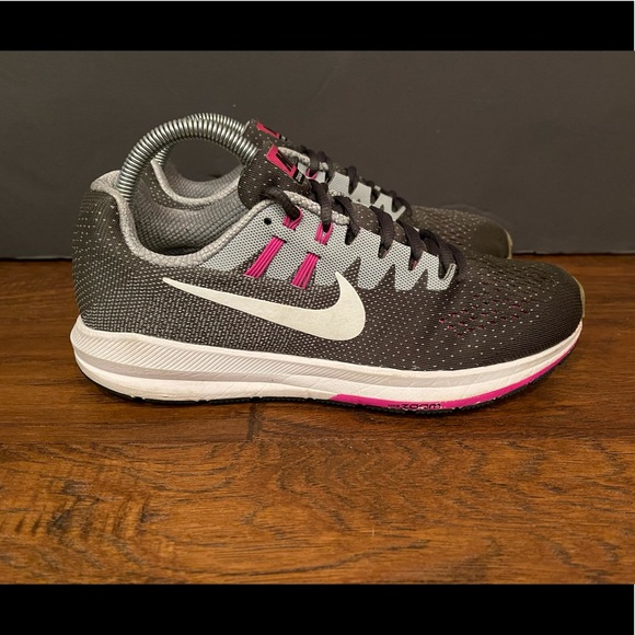 Nike Zoom Structure 20 Grey Pink Sneakers - Picture 5 of 10